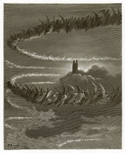 木星の精霊 作： Gustave Dore