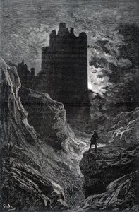 恐怖の城-ギュスターヴ・ドレによる恐怖のイラスト、エングレーヴィング 作： Gustave Dore