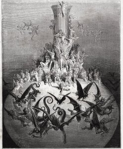 神の瓶、パンタグリュエル - ラブレー作 作： Gustave Dore