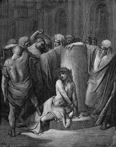キリストの鞭打ち 作： Gustave Dore
