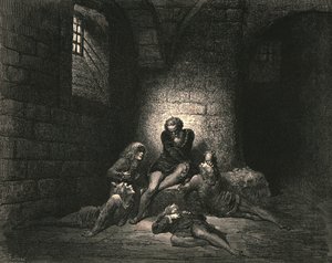 それから、彼らを悲しませないために、私は精神を静止させました、c1890。 作： Gustave Dore