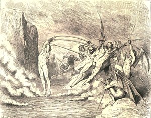 これは、彼らは100以上のフック、c1890で彼を組みました。 作： Gustave Dore