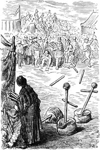 「スリースティックス・ア・ペニー」、1872年。 作： Gustave Dore