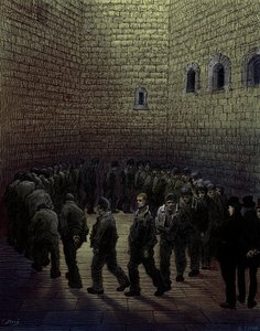 ビクトリア朝のロンドン刑務所 作： Gustave Dore