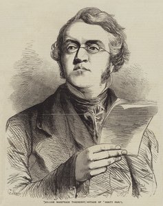 William Makepeace Thackeray、Vanity Fairの著者 作： Gustave Janet
