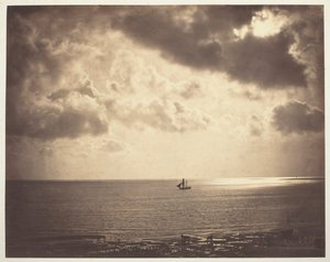 ブリッグ・オン・ザ・ウォーター、1856年。 作： Gustave Le Gray