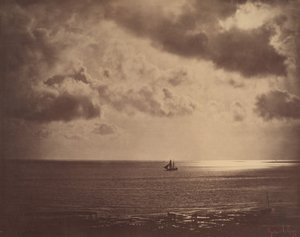 ブリッグ・オン・ザ・ウォーター、1856年。 作： Gustave Le Gray
