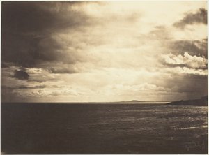 曇り空、地中海 作： Gustave Le Gray