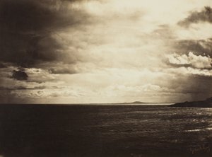曇り空、地中海、1857 作： Gustave Le Gray