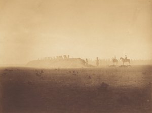 [シャロン収容所のドリル隊形］ 作： Gustave Le Gray