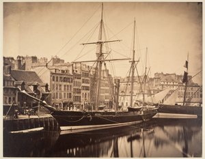 ラ・レーヌ・オルタンス-皇帝のヨット、ル・アーヴル 作： Gustave Le Gray