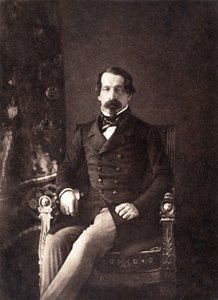 Louis Napoleon Bonaparte (1808-1873) futuro imperador Napoleão III, aqui como 1º presidente da república francesa, foto de Gustave Le Gray
