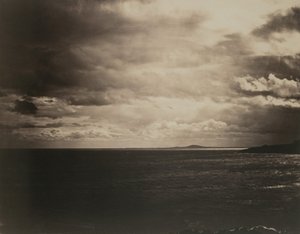 地中海とアグド山、1857 年。 作： Gustave Le Gray