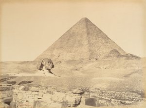 ギザのピラミッド、1865-69。 作： Gustave Le Gray