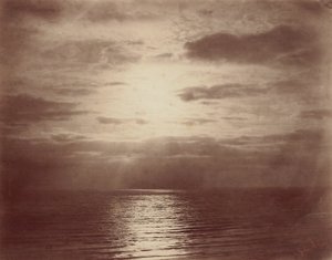 雲海における太陽の影響 作： Gustave Le Gray