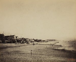 サントドレスのビーチ、1856-57 作： Gustave Le Gray