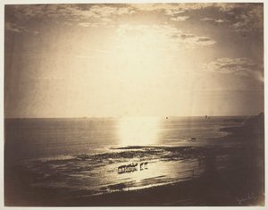 ハローされた太陽、1856年。 作： Gustave Le Gray