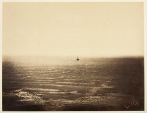 蒸気船、1856 年。 作： Gustave Le Gray