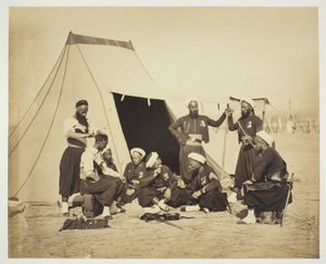 無題 (Zouaves) 作： Gustave Le Gray