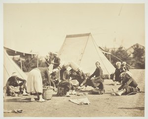 無題 [Zouaves]、1857 年。 作： Gustave Le Gray