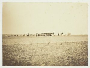 無題[騎兵]、1857年。 作： Gustave Le Gray