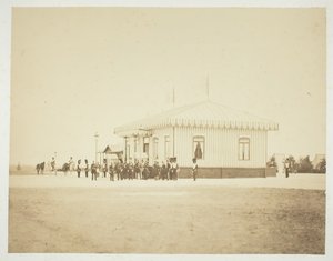 無題[役人と高官]、1857年。 作： Gustave Le Gray