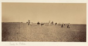 カンプ・ド・シャロンの訪問者 作： Gustave Le Gray