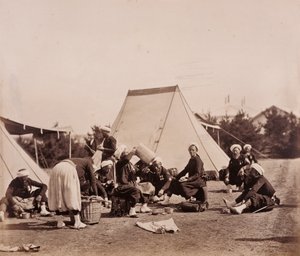 ズアーブの食事 作： Gustave Le Gray