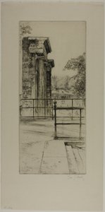 古いチュイルリーの遺跡、パリ 作： Gustave Leheutre