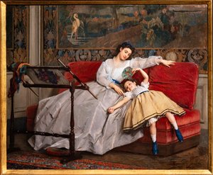 alegrias da maternidade 作： Gustave Léonard de Jonghe