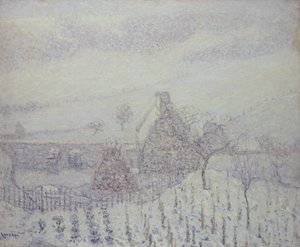 ヘドゥヴィルのブリザード 作： Gustave Loiseau