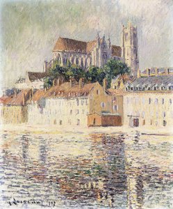 オーセール大聖堂、 作： Gustave Loiseau