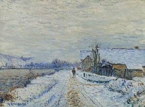 トゥルネドスでの雪の影響、1899年 作： Gustave Loiseau