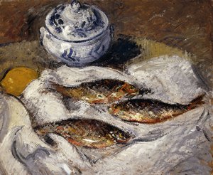 ニシンとトゥリーン;ニシンとスーピエール、1925年頃 作： Gustave Loiseau