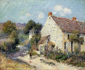 セーヌ・エ・オワーズの風景。セーヌエオワーズの風景、1906年 作： Gustave Loiseau