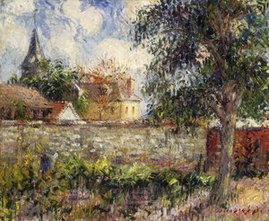 ノルマンディーの田舎。ノルマンディーの風景、1927年 作： Gustave Loiseau