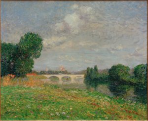 ナントのペロネ橋 作： Gustave Loiseau