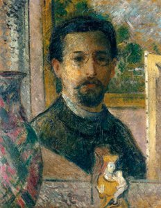 自画像、1916年頃 作： Gustave Loiseau