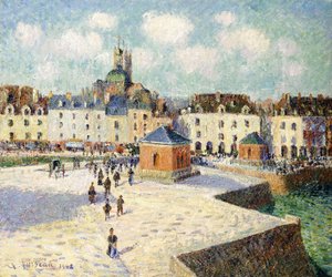 日光のディエップの岸壁、1905