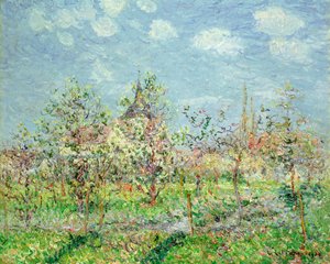 ブルームの果樹園、l902 作： Gustave Loiseau
