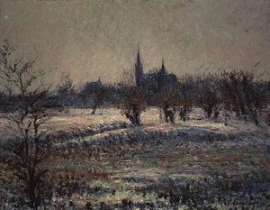 ホワイトフロスト 作： Gustave Loiseau