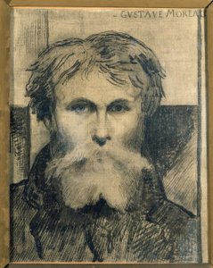 自画像 作： Gustave Moreau