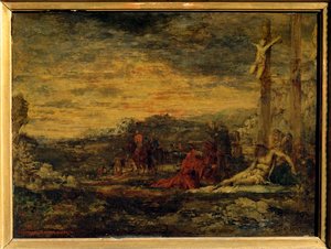カルバリー（木に絵） 作： Gustave Moreau