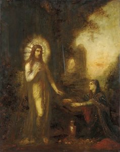 キリストとマグダラのマリア 作： Gustave Moreau