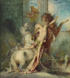 馬に食われるディオメデス 作： Gustave Moreau