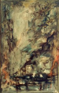 スケッチ（2人の冒険者とお守り（？）） 作： Gustave Moreau