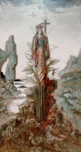 神秘的な花 作： Gustave Moreau