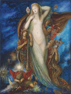 ヘレン・グロリファイド、1896 作： Gustave Moreau