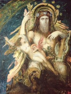 木星とセメレ 作： Gustave Moreau