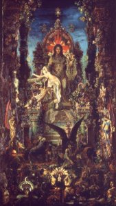 木星とセメレ 作： Gustave Moreau